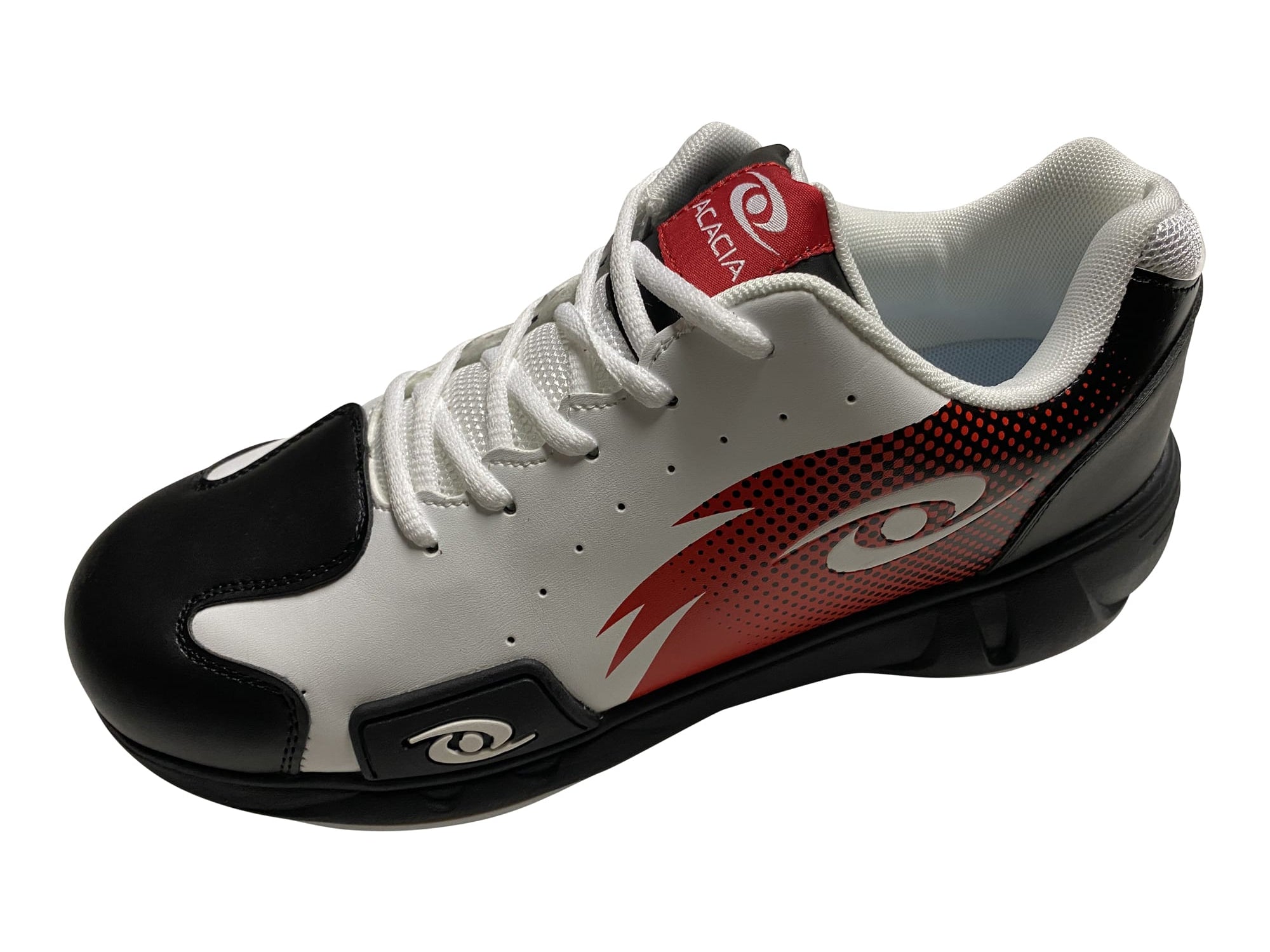 Top View Acacia Patriot Curling Shoes with Napa leather and breathable design