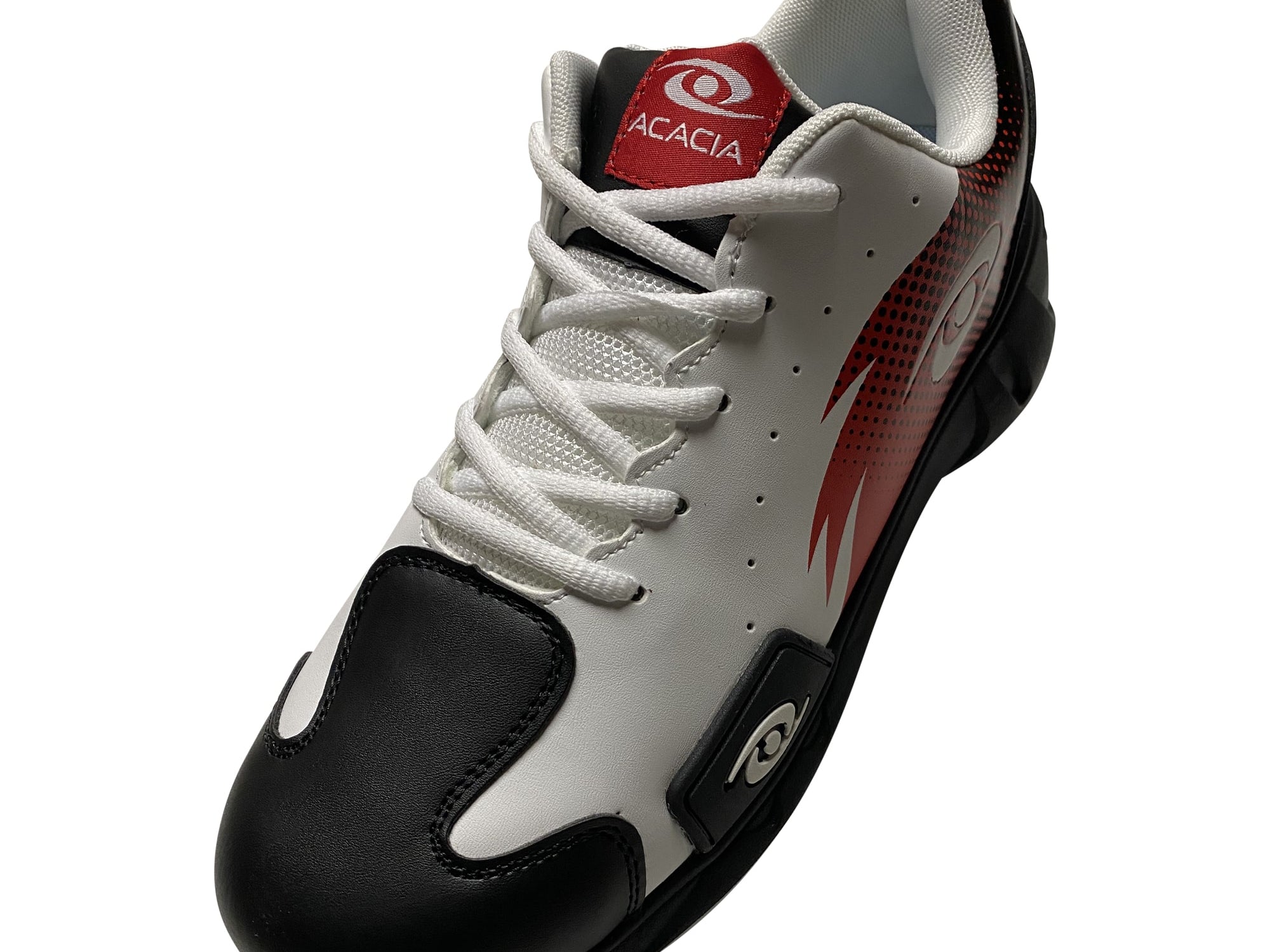 Acacia Patriot Curling Shoes with interchangeable grippers and Teflon sliders Front View