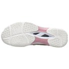 Bottom view of Acacia DreamShot Rose Quartz Women's Pickleball Shoe with grippy Cloud Gel outsole