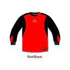 Acaciasports Elite Goalkeeper Red/ Black Jersey Red Black with padded elbows on goal