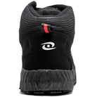 Acacia Bullet Black/Red Unisex Broomball Shoes - Back View